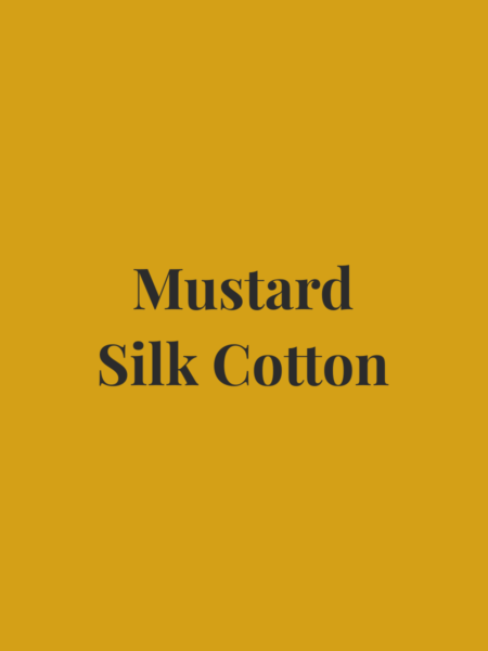 Mustard silk cotton saree with maroon temple border