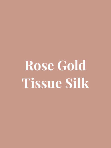 Rose gold tissue silk saree with zari border